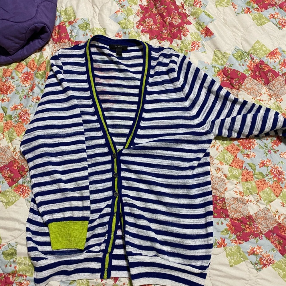 J crew cardigan
